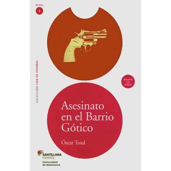 Livro + CD Audio - Asesinato en el Barrio Gotico - Oscar Tosal