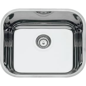 Cuba Retangular Tramontina Prime Aço Inox 40 Bl Alto Brilho Sem Escape -94020/202