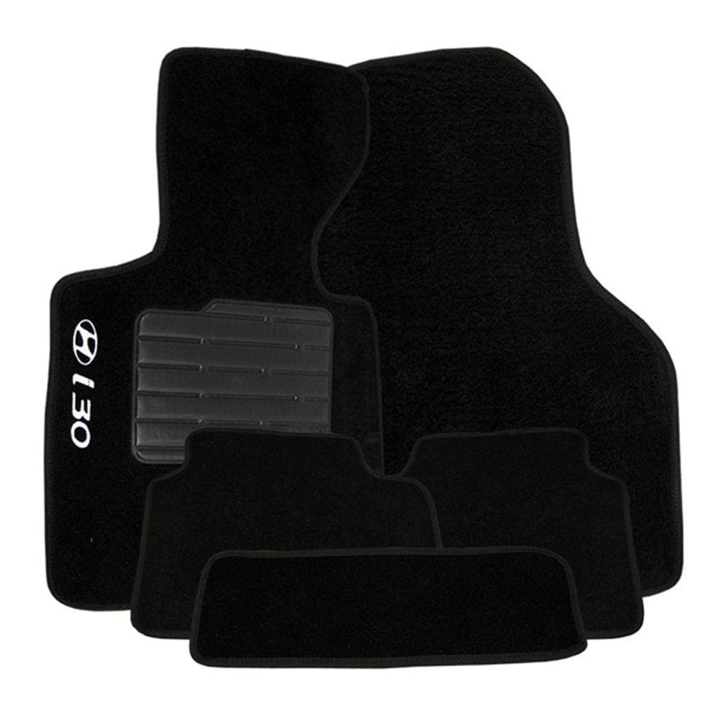 Tapete Carpete I30 2014 2015 Preto 5 Peças