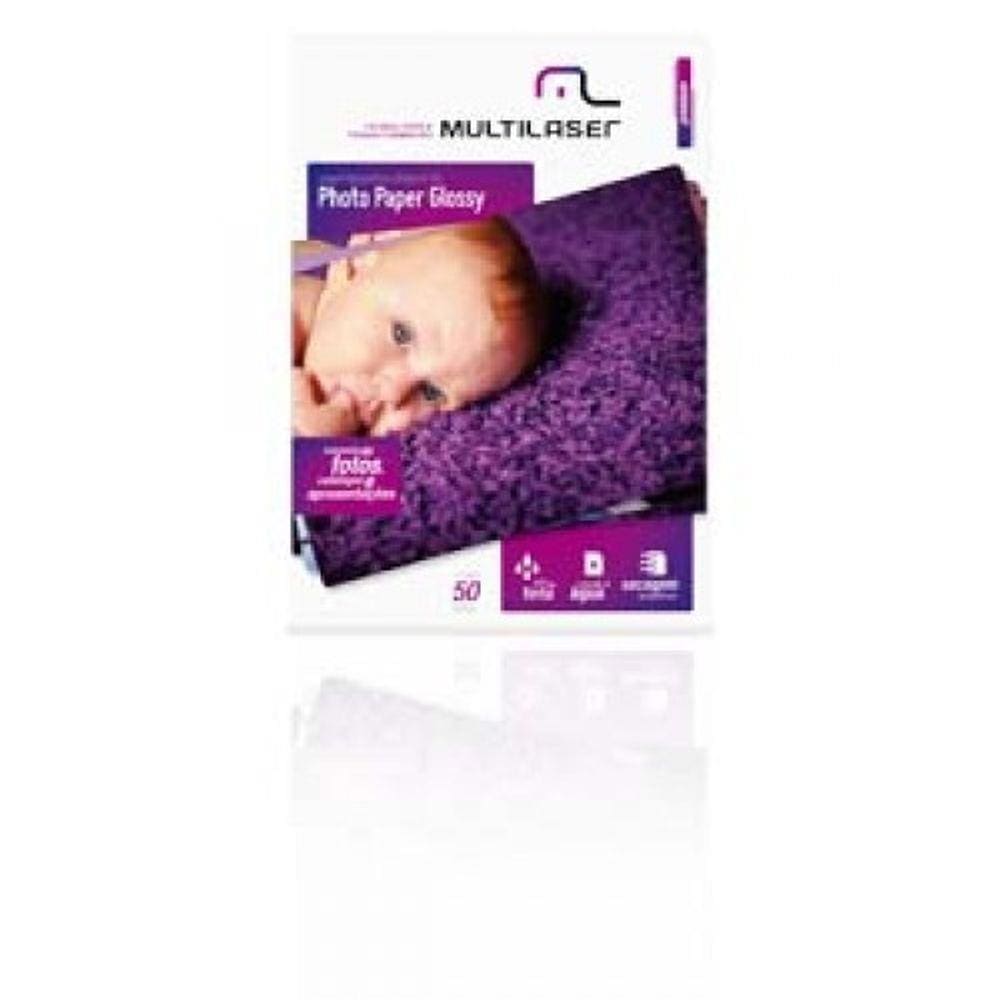 Multilaser PE012 Photo Paper Fotográfico A4 50 Pacote
