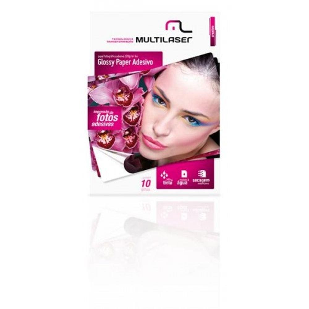 Papel Fotografico Multilaser Adesivo Pe001