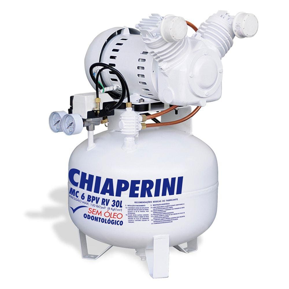 Motocompressor MC 6 BPV RV 30 L Bivolt 127V/230V Industrial