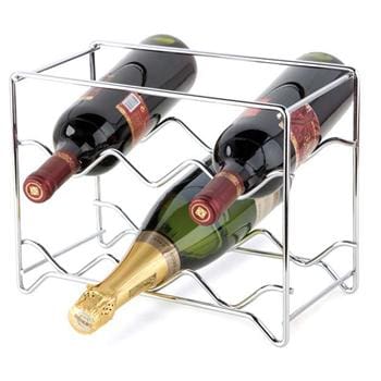 Adega Bartender Forma para 6 Garrafas - Cromada