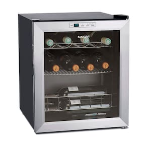 Adega de Vinho Suggar Climatizada Lyon AD1511IX para 13 Garrafas - Inox