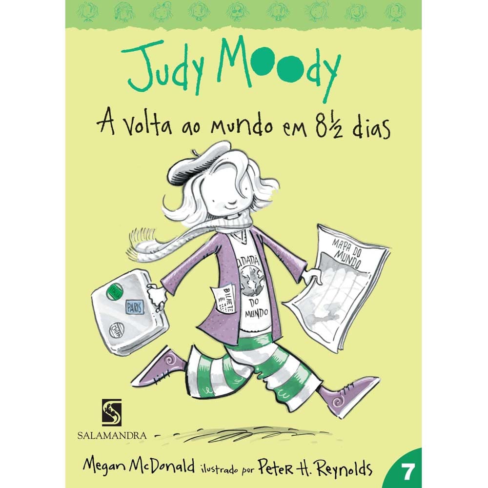 Livro - Judy Moody - Judy Moody a Volta ao Mundo em 8 1/2 dias