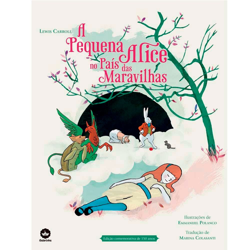 Livro - A Pequena Alice no País das Maravilhas - Lewis Carroll