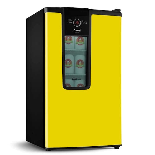 imagem-Cervejeira Consul Mais CZD12AY Amarela - 82L - 220V