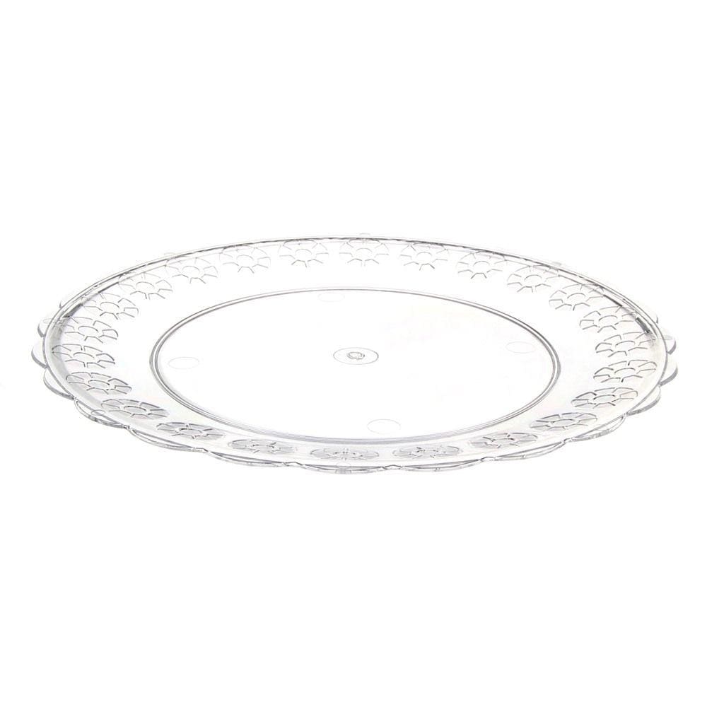 Prato de Acrílico Ø 210mm Três Triângulos