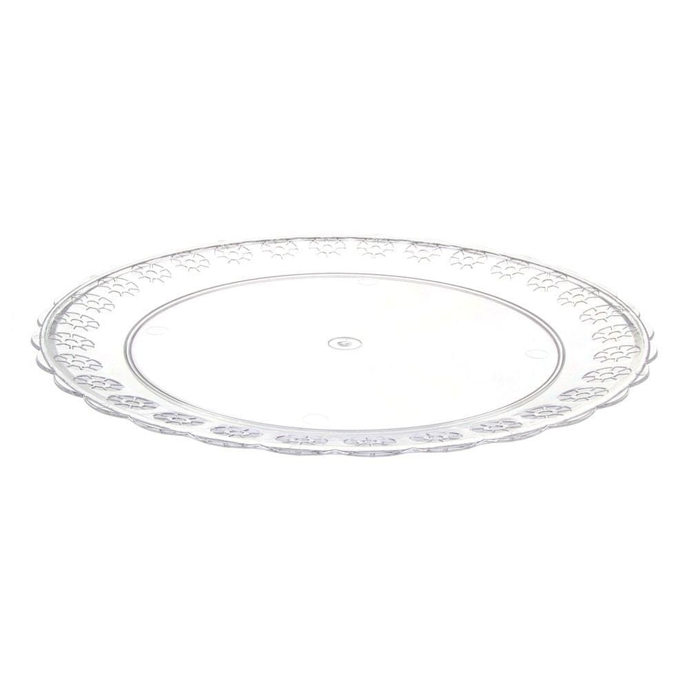Prato de Acrílico Ø 270mm Três Triângulos