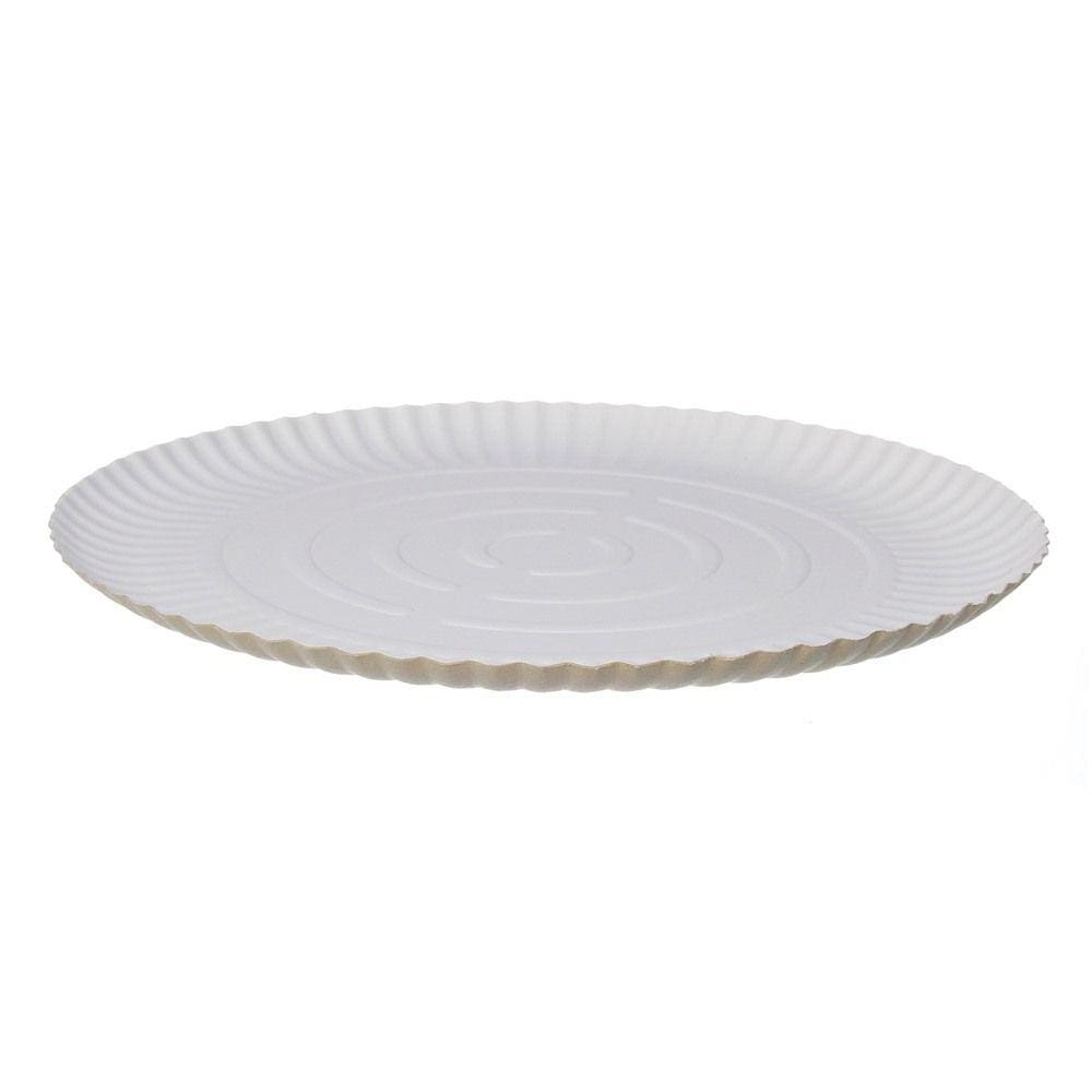 Prato de Papelão Branco Nº 12 com 2 Unidades