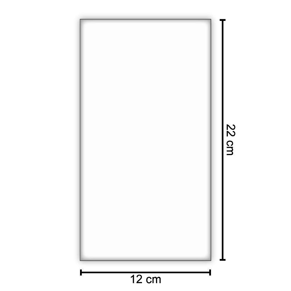 Saco de Plástico 12 x 22cm com 0,06 micras de espessura com 1 Kilo