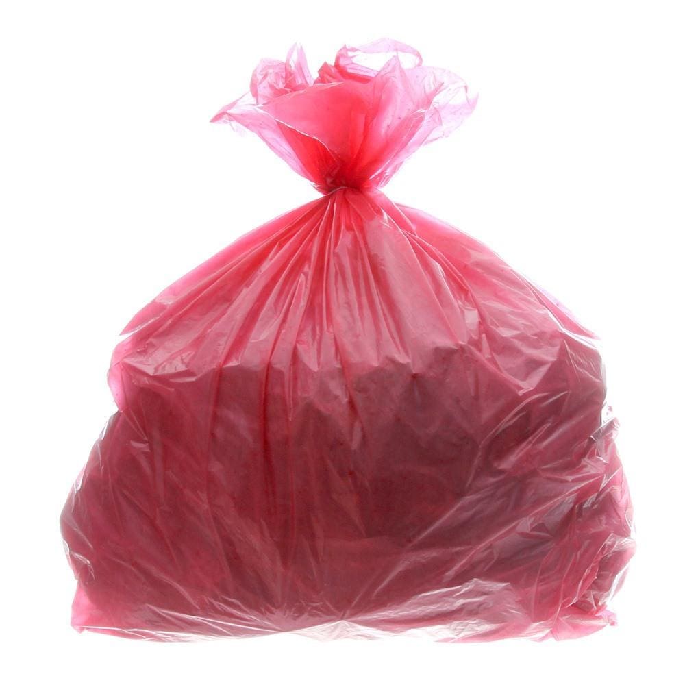Saco para Lixo com Capacidade de 100 Litros Vermelho com 100 Unidades Itaquiti