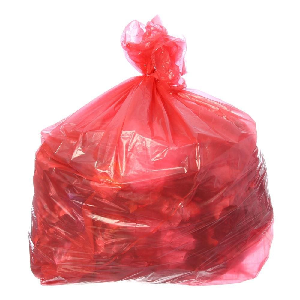 Saco para Lixo com Capacidade de 50 Litros Vermelho com 100 Unidades Itaquiti