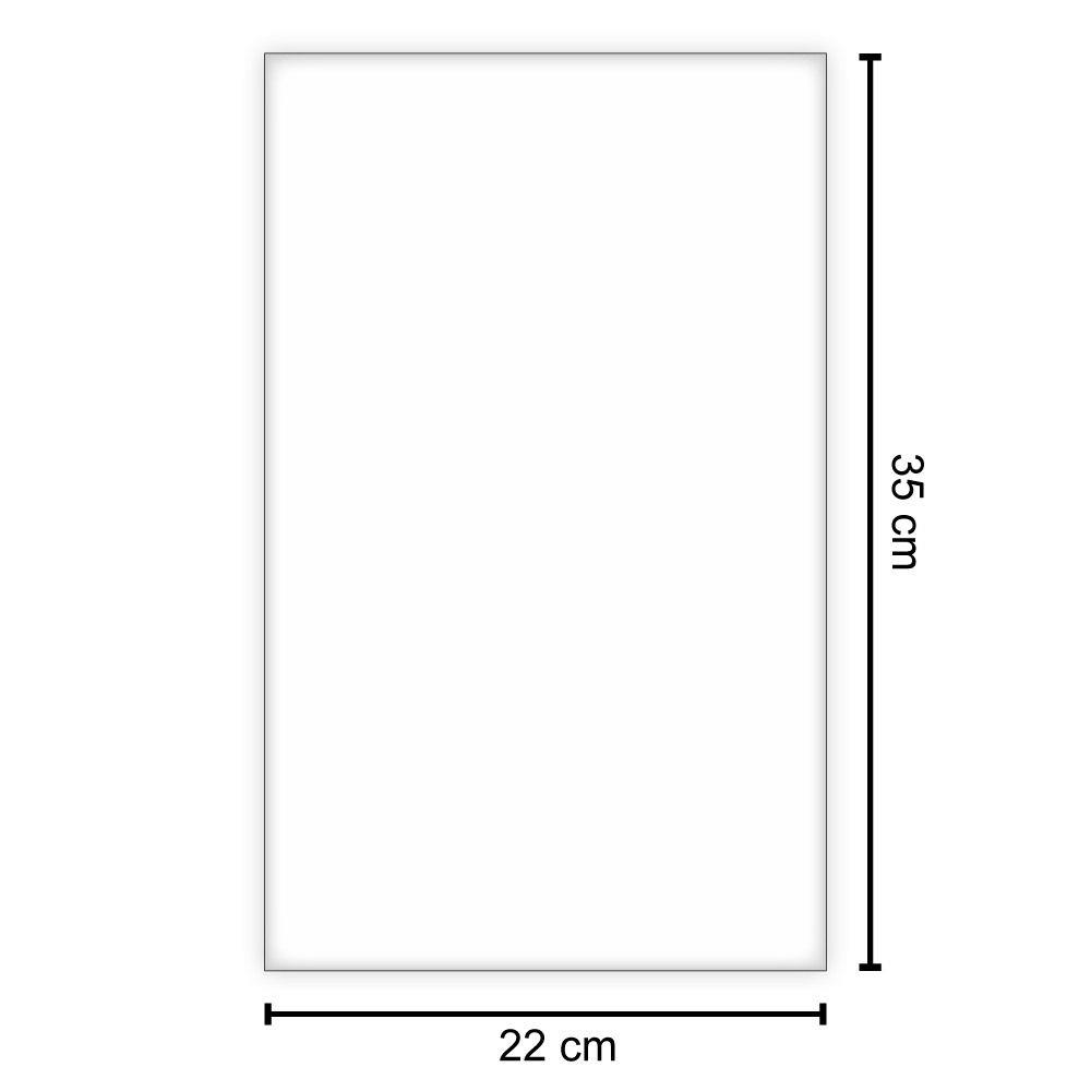 Saco Plástico na medida 22 x 35cm com 0,06 micras de espessura com 1 Kilo