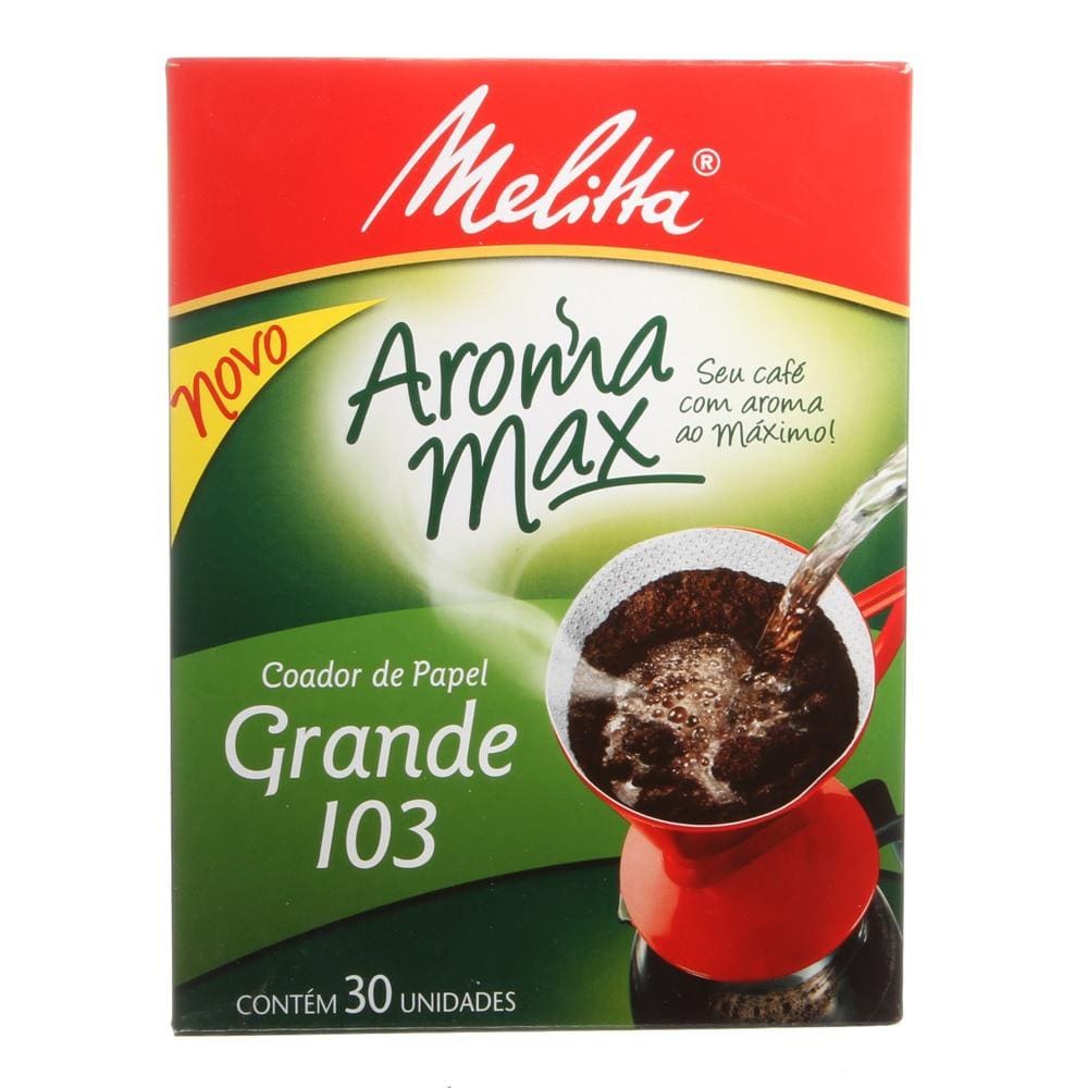 Coador de Papel Médio Nº103 com 30 Unidades Melitta