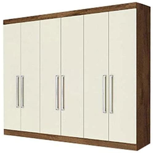 Guarda-Roupa Casal Mademarques Alba com 6 Portas e 4 Gavetas