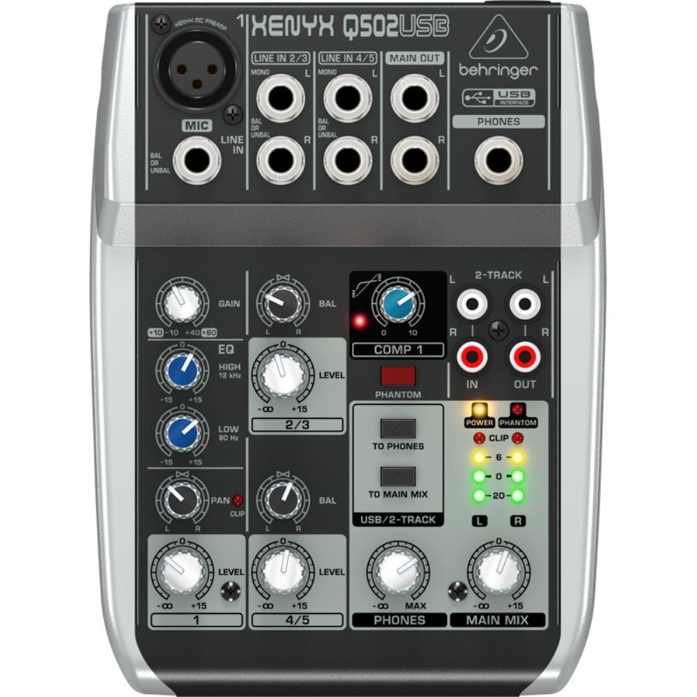 Mesa De Som Xenyx Q 502 Usb - Behringer