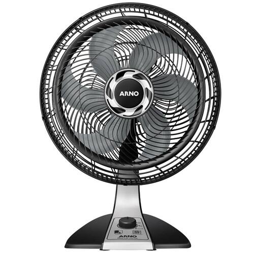 imagem-Ventilador Arno Silence Force VF40 - Preto/Prata - 220v
