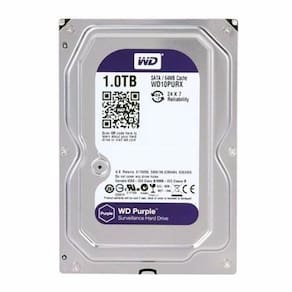 Hd Interno Wd Purple Sata 7200rpm 64mb 1 Tera Intelbras