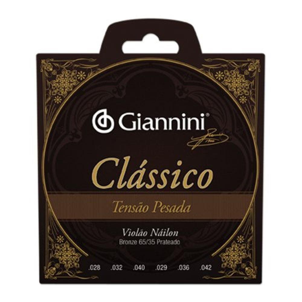 Encordoamento Para Violao Genwpa Classico Nylon Pesada Giannini