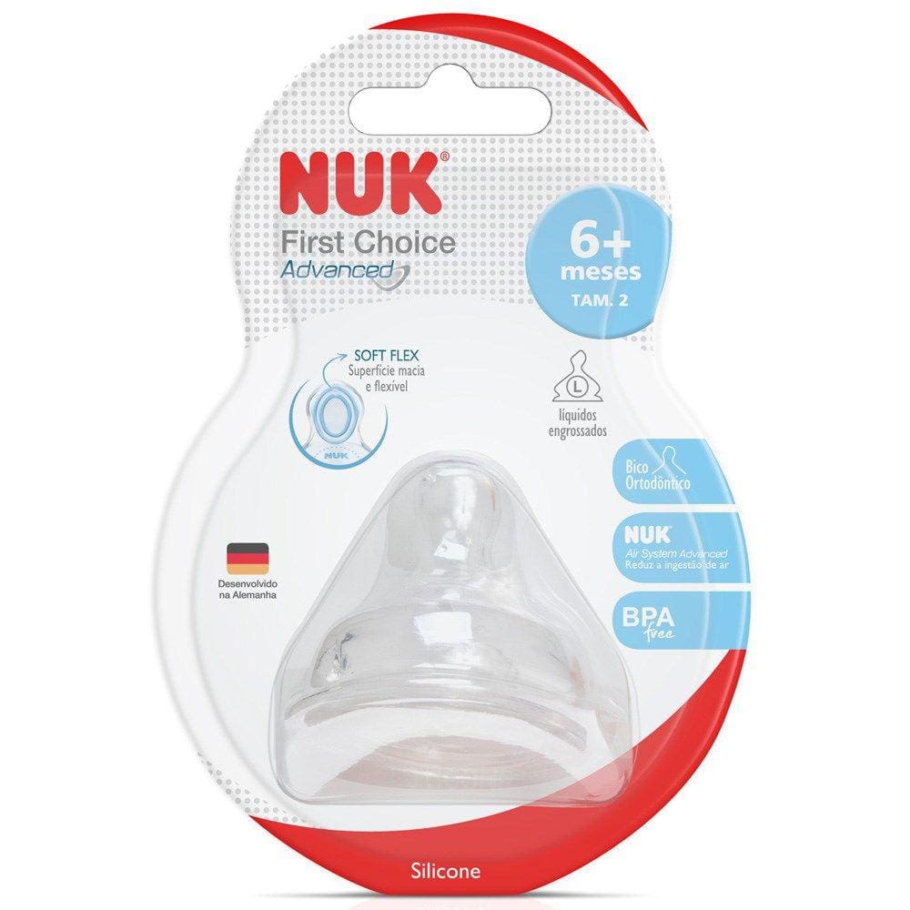 Bico Advanced de Silicone - Líquidos Engrossados - NUK