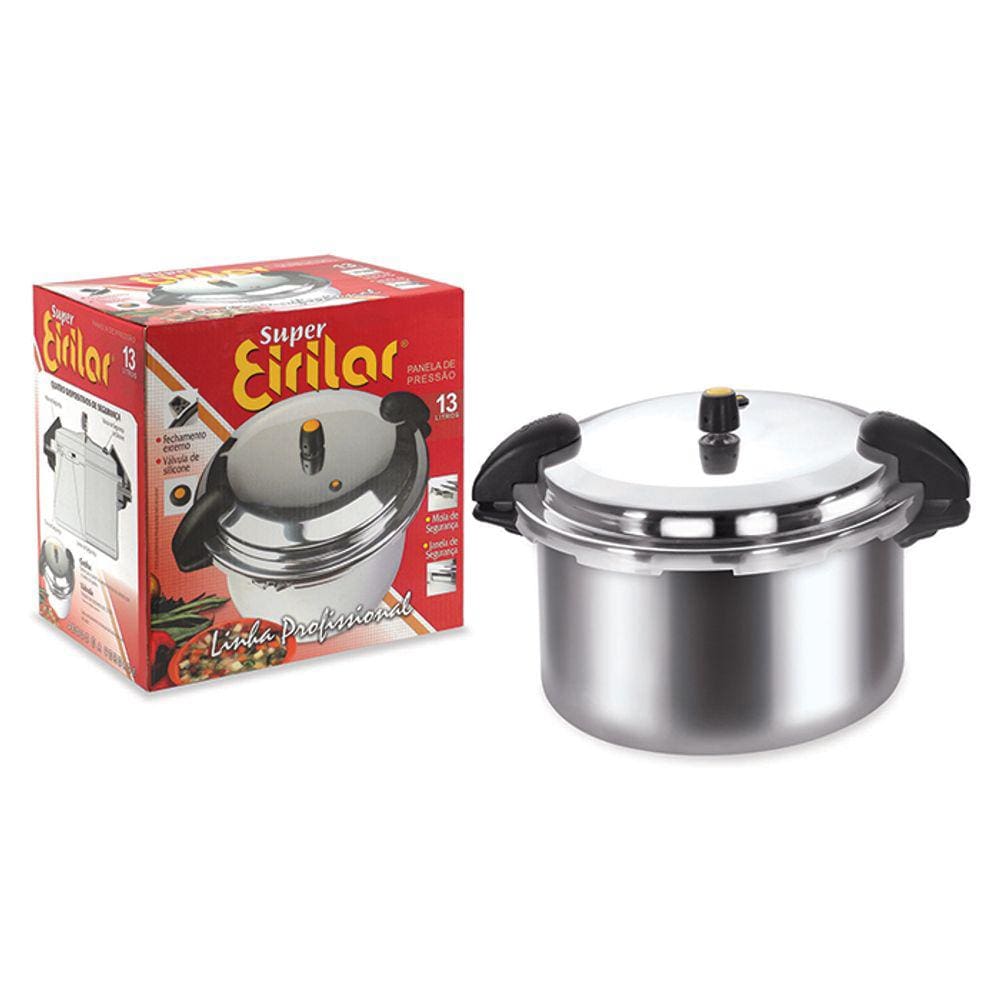 Panela de Pressão Profissional Fechamento Externo 13 Litros - Eirilar