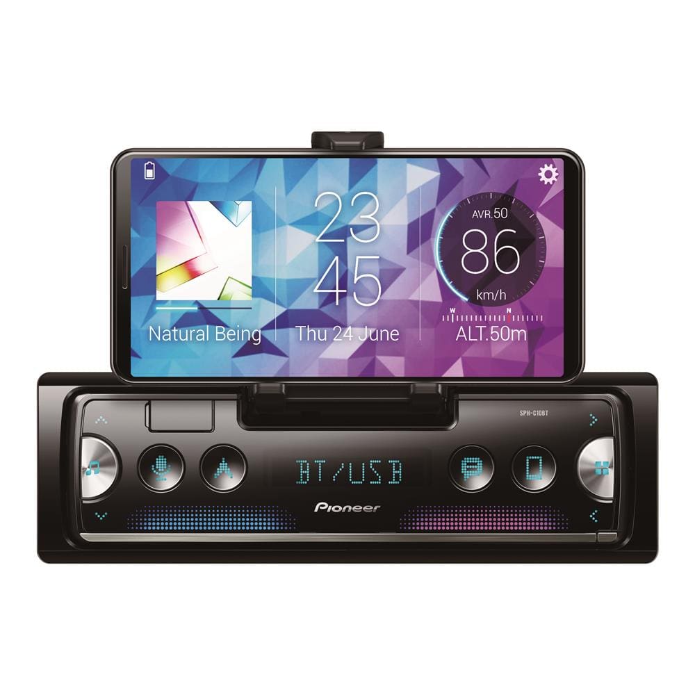 Central Multimídia Pioneer Smartphone Receiver SPH-C10BT Bluetooth USB