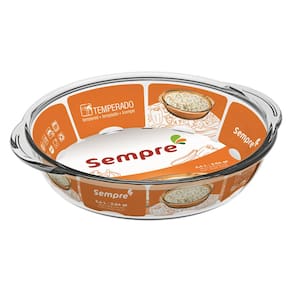 Assadeira Refratária Redonda Sempre em Vidro Sodacal – 30,4 cm