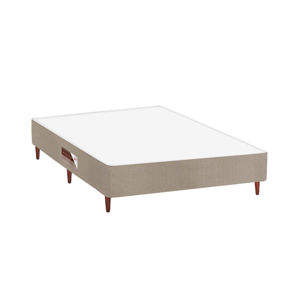 Base Box para Colchão de Viúva Castor Revolution 39x120x203 cm - Bege