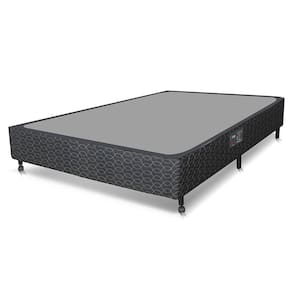 Base Box para Colchão de Casal Castor Class 39x128x188 cm - Cinza/Preto