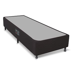 Base Box para Colchão Solteiro Castor Class Hibrido 39x88x188 cm - Cinza/Preto