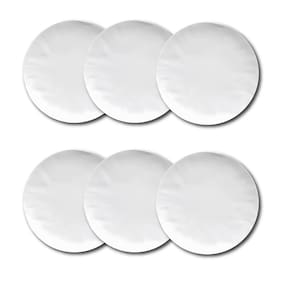 Conjunto de Pratos de Sobremesa Germer Orgânico em Porcelana 20,5 cm – 6 Peças