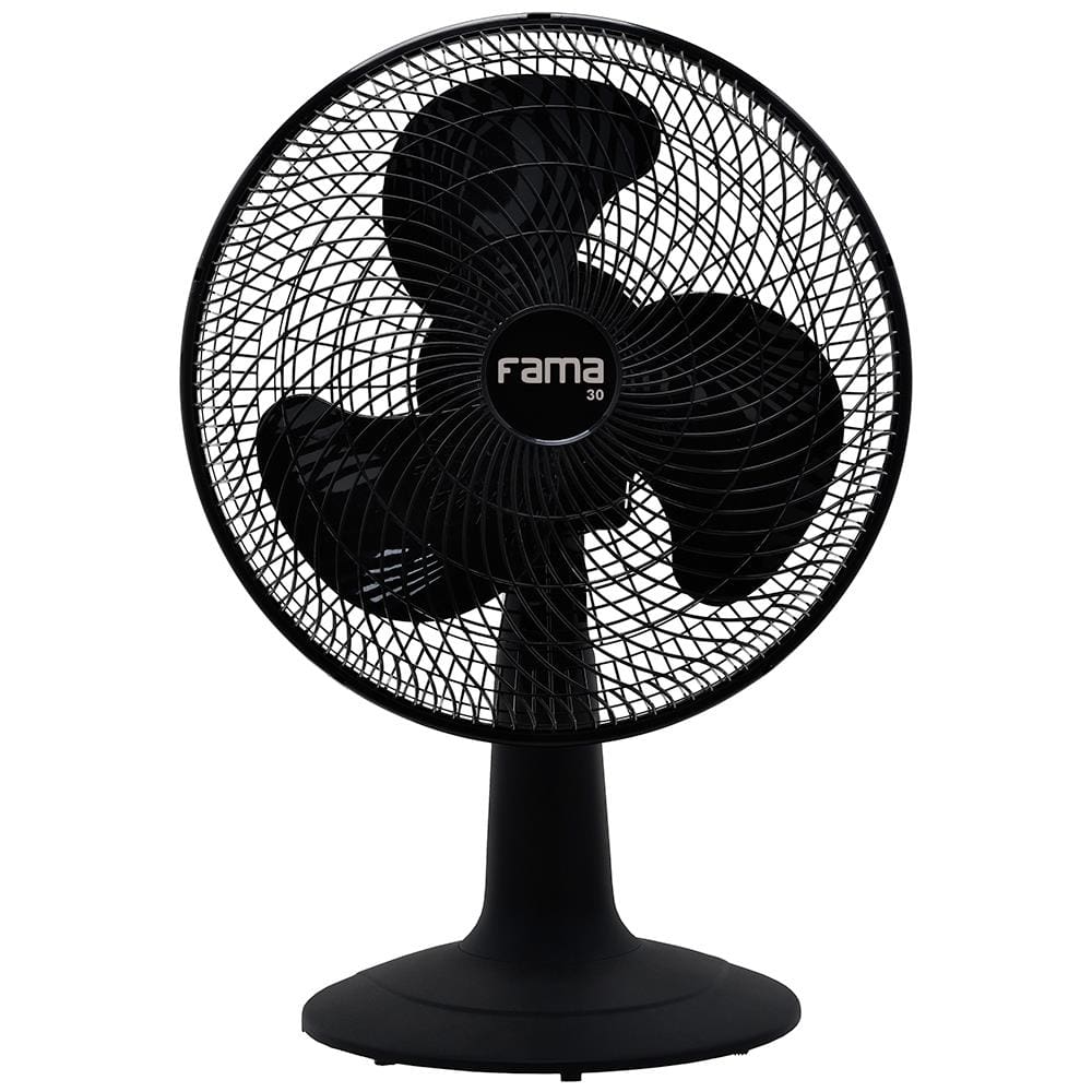 Ventilador de Mesa Britânia Fama 30cm com 3 Velocidades - Preto
