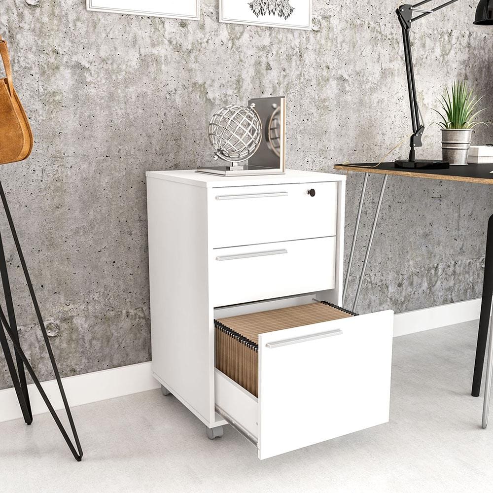 Gaveteiro Politorno Maia com 3 Gavetas e Chave