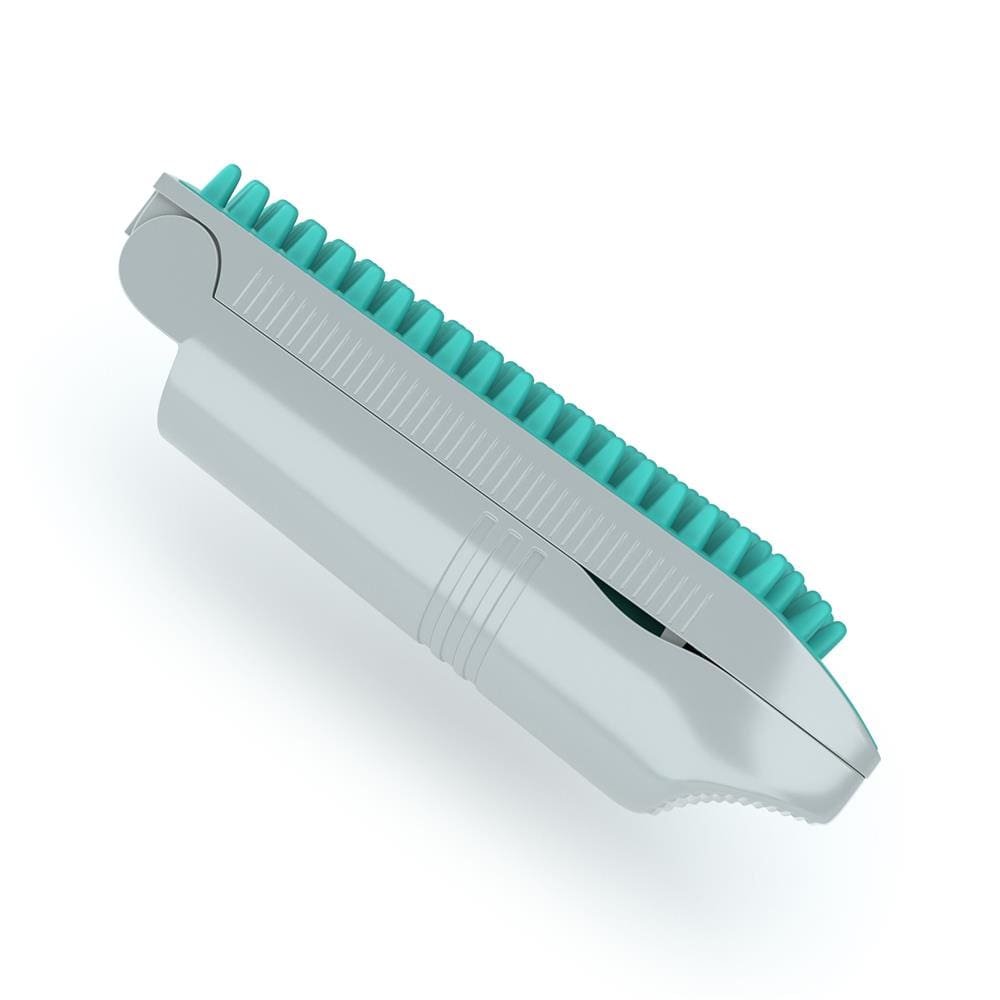 Mini Rolo Adesivo FlashLimp Lavável – Verde/ Cinza