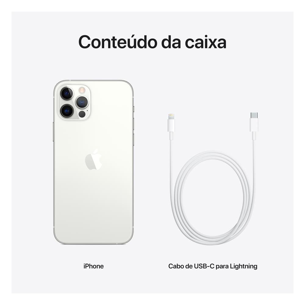 iPhone 12 Pro Apple 128GB Prateado | Ponto