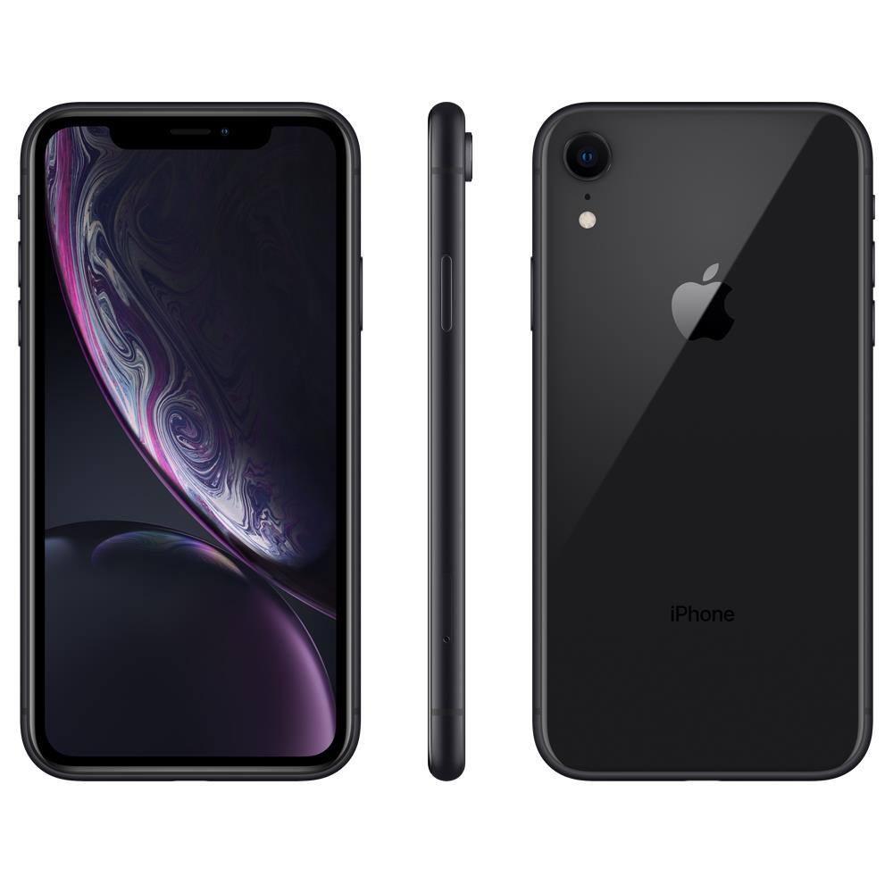 iPhone XR Apple 64GB Preto, Tela de 6.1”, | Ponto