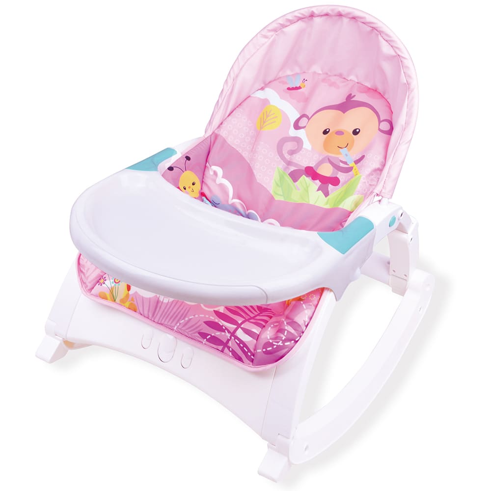 Cadeira de Descanso Baby Style Little Animals – Pink