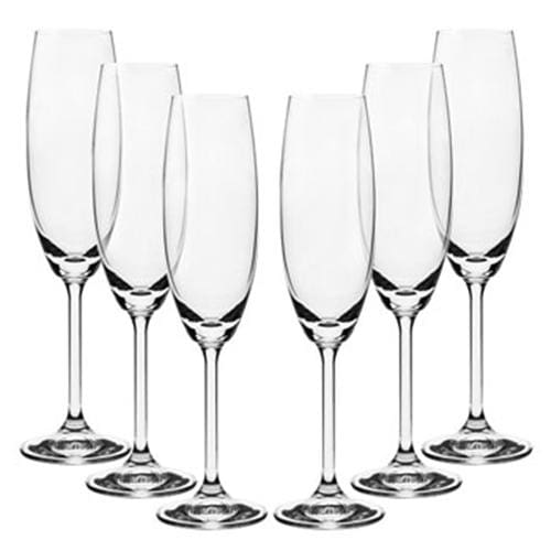 imagem-Conjunto de Taças para Champagne Bohemia em Cristal 220 ml - 6 Peças