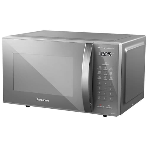imagem-Forno de Micro-ondas Panasonic NN-ST55LMRUN com Tecnologia Dupla Refeição 27L - Prata - 110v
