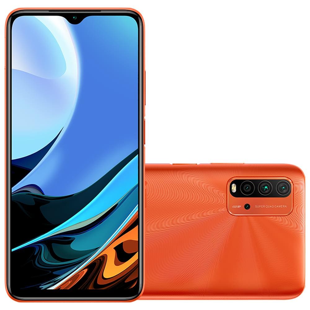 Smartphone Xiaomi Redmi 9T Laranja 128GB, | Ponto