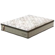 Colchão de Casal Probel Fort Comfort D40 com Molas Prolastic e Pillow Top 34x138x188 - Branco/Bege