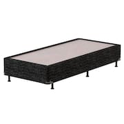 Base Box para Colchão de Solteiro Probel Village 38x88x188 cm - Preto