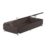 Base Box para Colchão de Solteiro Probel Classic com Baú 40x88x188cm - Marrom