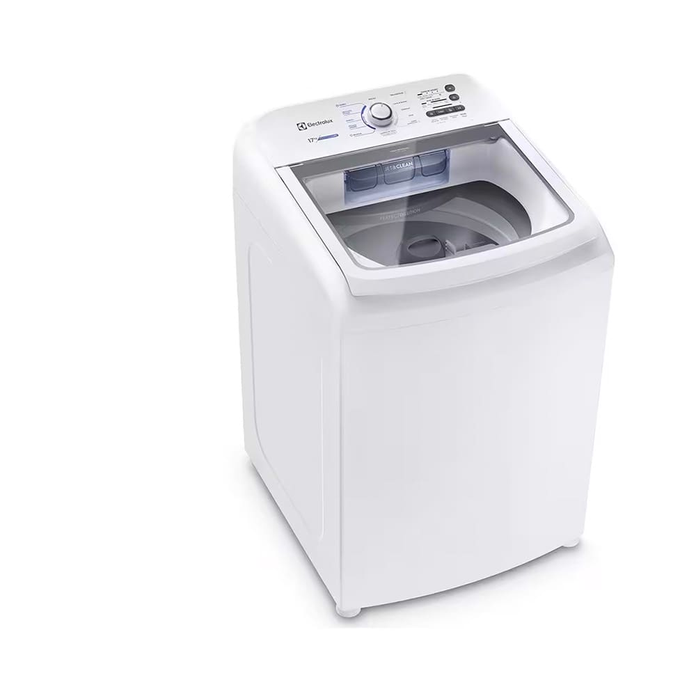 Lavadora de Roupas Electrolux Automática LED17 Essential Care com Cesto Inox, Jet&Clean e Ultra Filter 17kg - Branca
