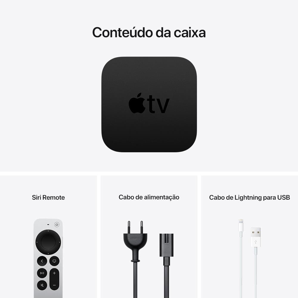 Apple TV 4K de 64GB - 2º geração | Ponto