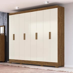 Guarda-Roupa Casal Moval Diplomata com 8 Portas e 4 Gavetas