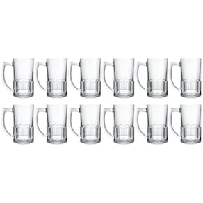 Conjunto de Canecas para Cerveja Nadir Bristol 340 ml – 12 Peças