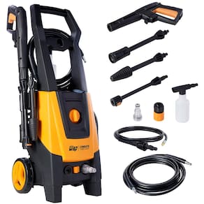 Lavadora de Alta Pressão WAP Combate Turbo Ultra 2600 2.100PSI com Mangueira Desentupidora e Lança com Bico Regulável - 1700W