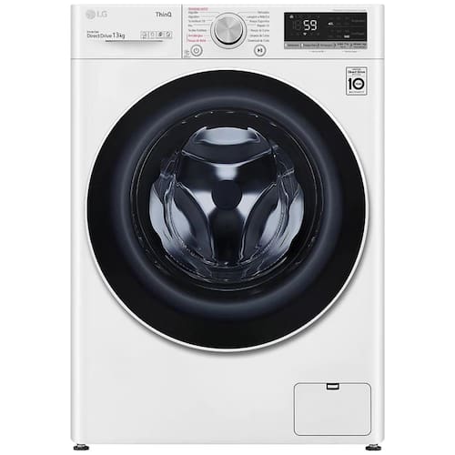 imagem-Lavadora de Roupa LG Smart VC4 FV5013WC4 com Inteligência Artificial AIDD - 13 Kg - 110v